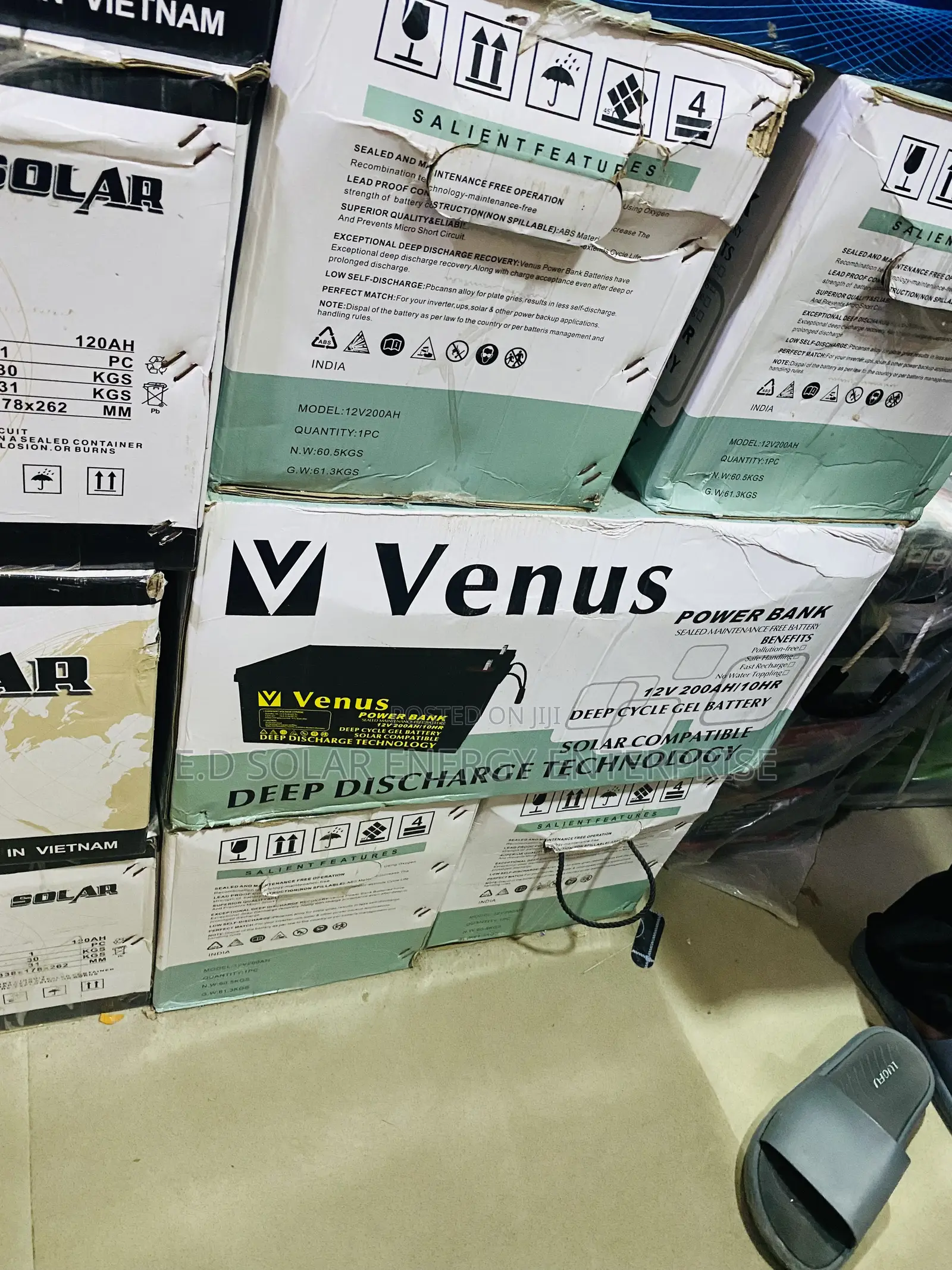 200ah 12v Venus Solar Battery Is Available Now