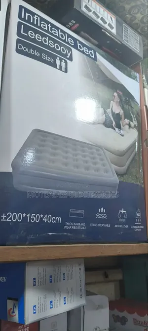 Leedsooy 6by6 King Size Inflatable Heavy Duty Air Mattress