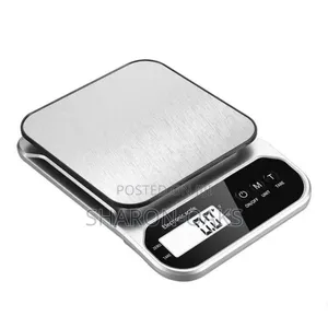 Stainless Kitchen Scale 10kg With Usb Cord