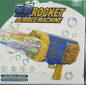 69 Holes Rocket Electric Bubble Gun Gatlin Bubble Gun