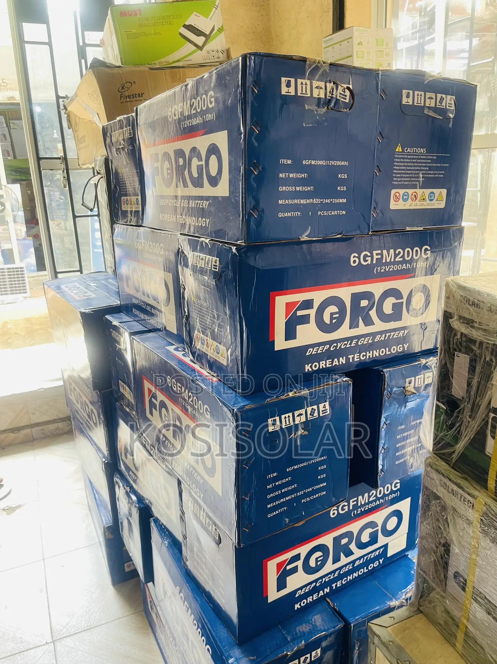 200ah 12v Forgo Gel Battery