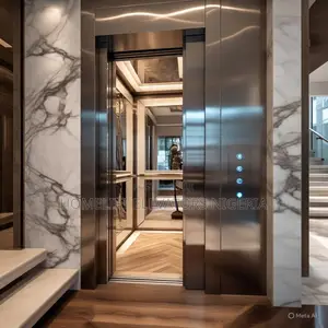 Machine Room Residential Glass Elevator Home