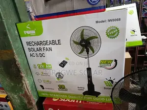 Solar Rechargeable Fan 18inches