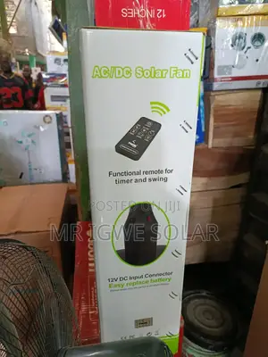 Solar Rechargeable Fan 18inches