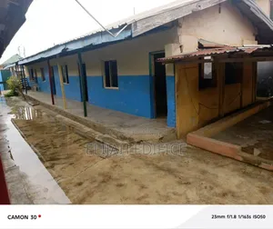 A Standard Half Plot With Structure,Fence Gated @Agbelekale