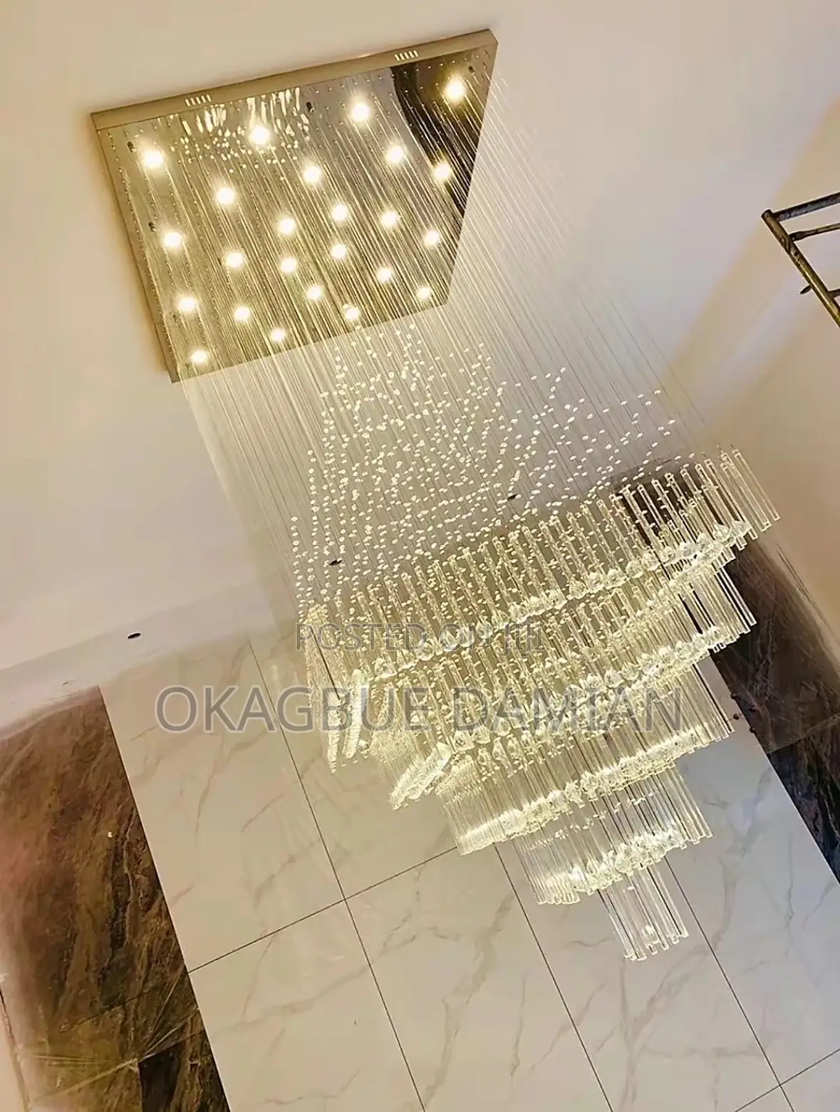 Luxury Restaurant Ceiling Chandelier Crystal Lighting