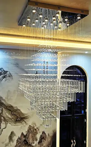 Luxury Restaurant Ceiling Chandelier Crystal Lighting