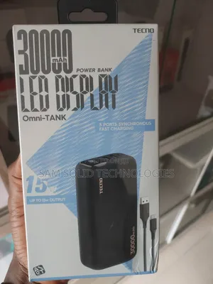 Tecno 30000mah Power Bank 15w