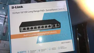 D Link 10/100 Long Rang Poe Surveillance Switch