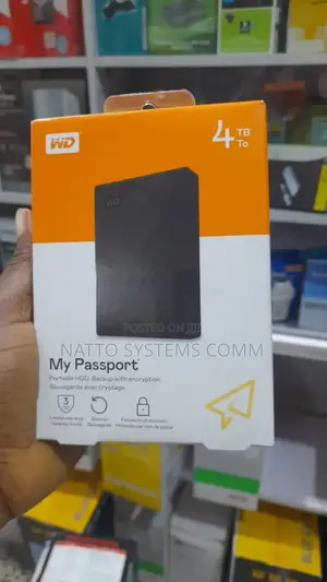 Wd My Passport External HDD 4tb
