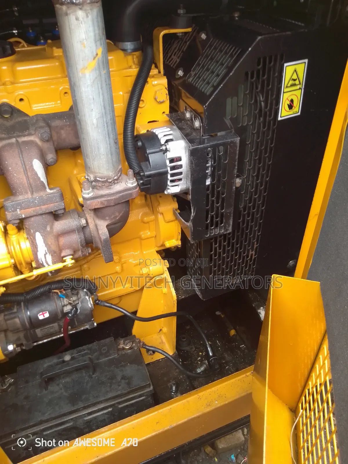 60kva Ecoplus Generator Mantrac Super Silence Almost New One