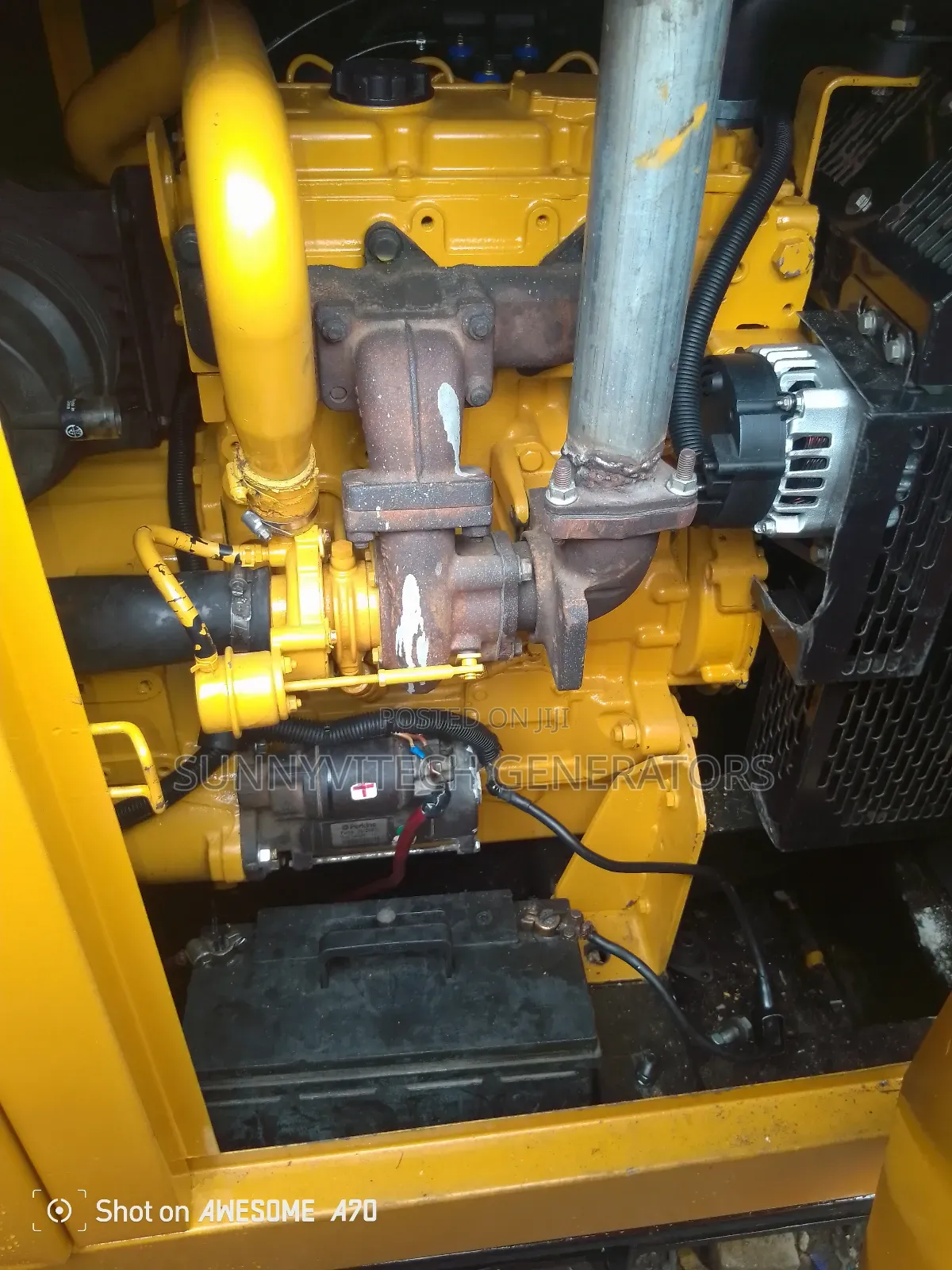 60kva Ecoplus Generator Mantrac Super Silence Almost New One