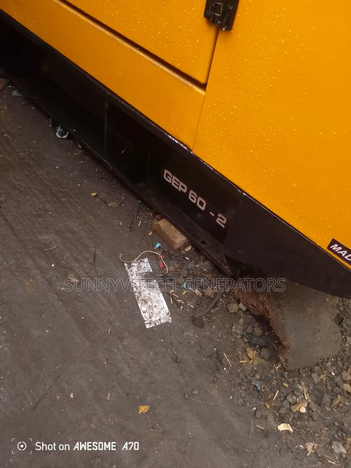 60kva Ecoplus Generator Mantrac Super Silence Almost New One