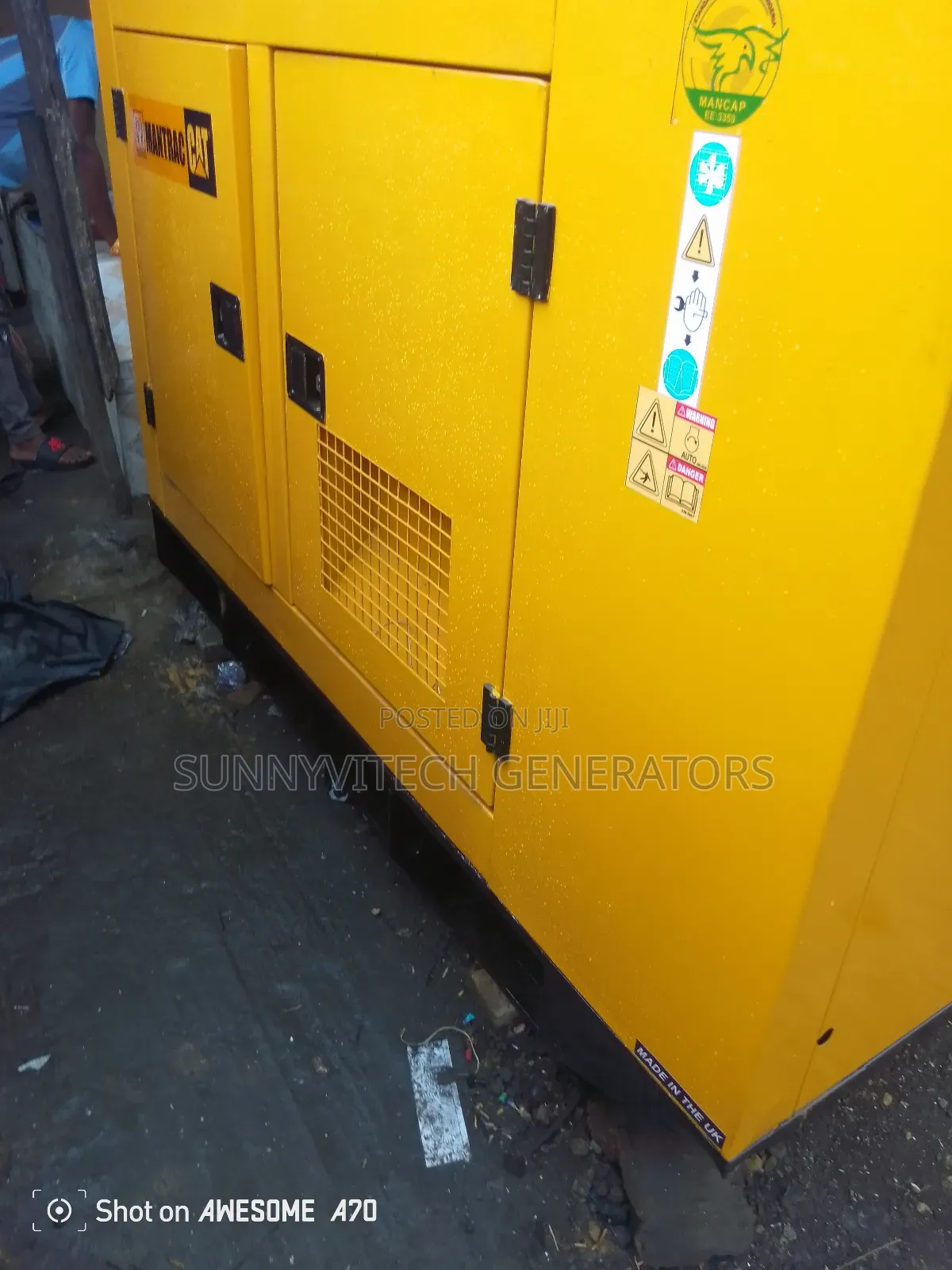 60kva Ecoplus Generator Mantrac Super Silence Almost New One