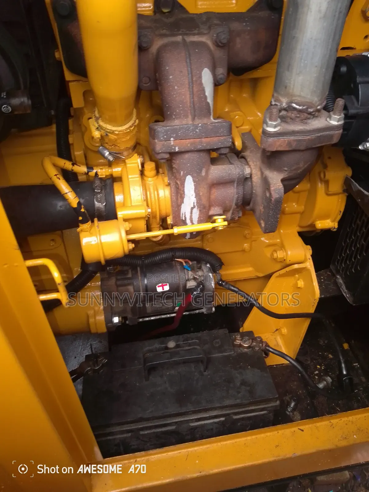 60kva Ecoplus Generator Mantrac Super Silence Almost New One