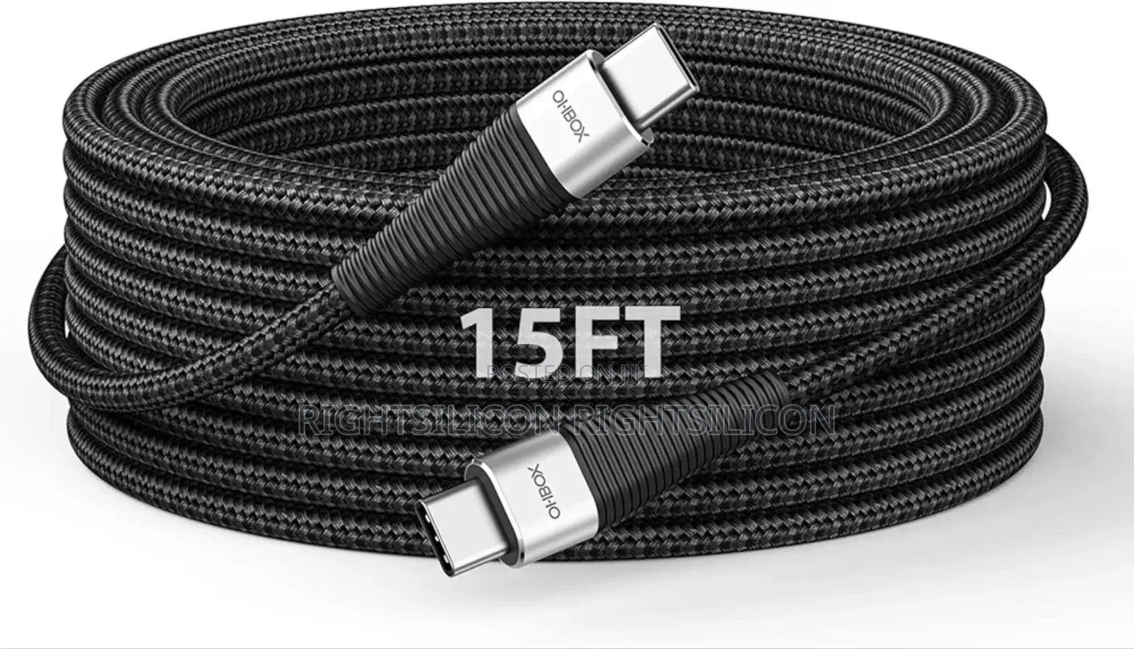 20ft Usb C to Usb C Cable 60w, Extra Long Type C Charger