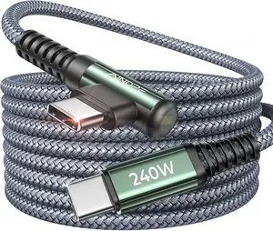 Usa Ainope 240w Usb C To Usb C Cable Fast Charging 15ft,Righ