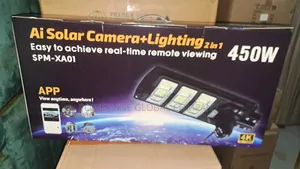 Ssolar Street Light With Camera for Homes/ Hotels/ Companies