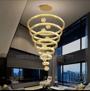 Nodic Crystal Chandelier for Void Palour/Stair Hall