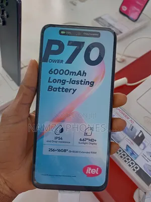 New Itel Power 70 128 GB Black