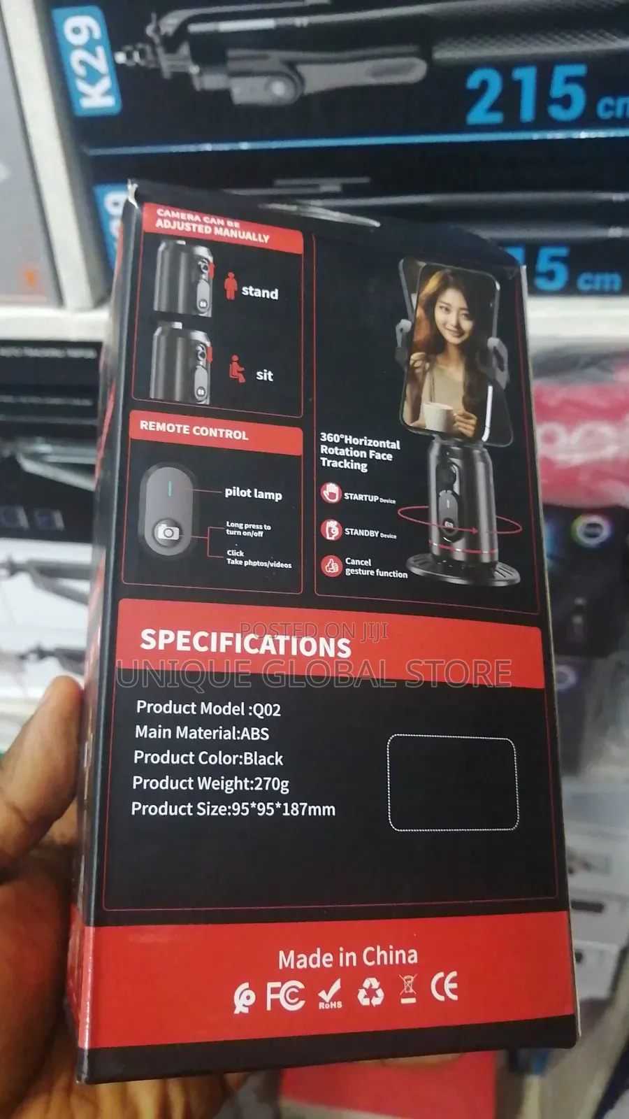 360° Auto Face Tracking Tripod
