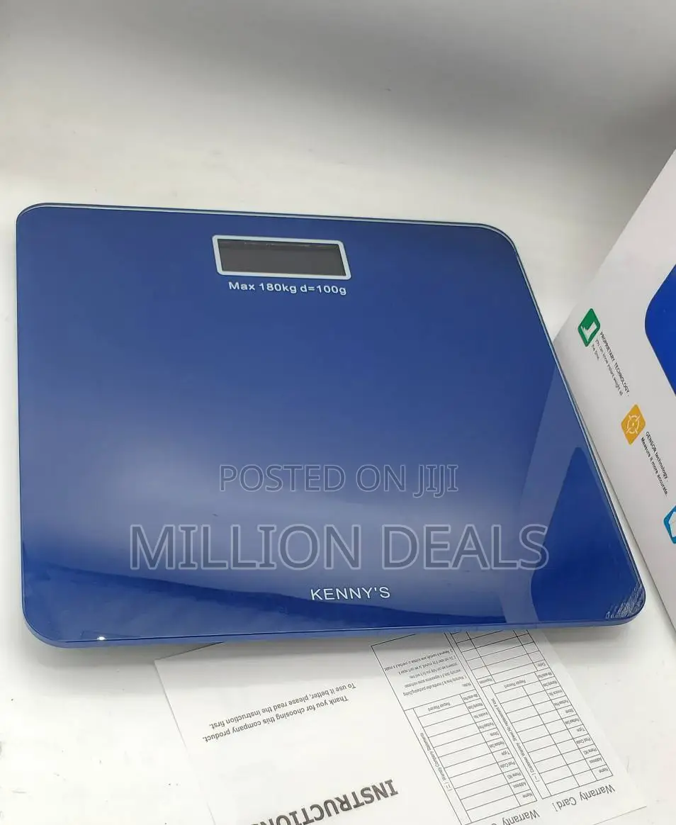 Glass LCD 180kg Bathroom Scale