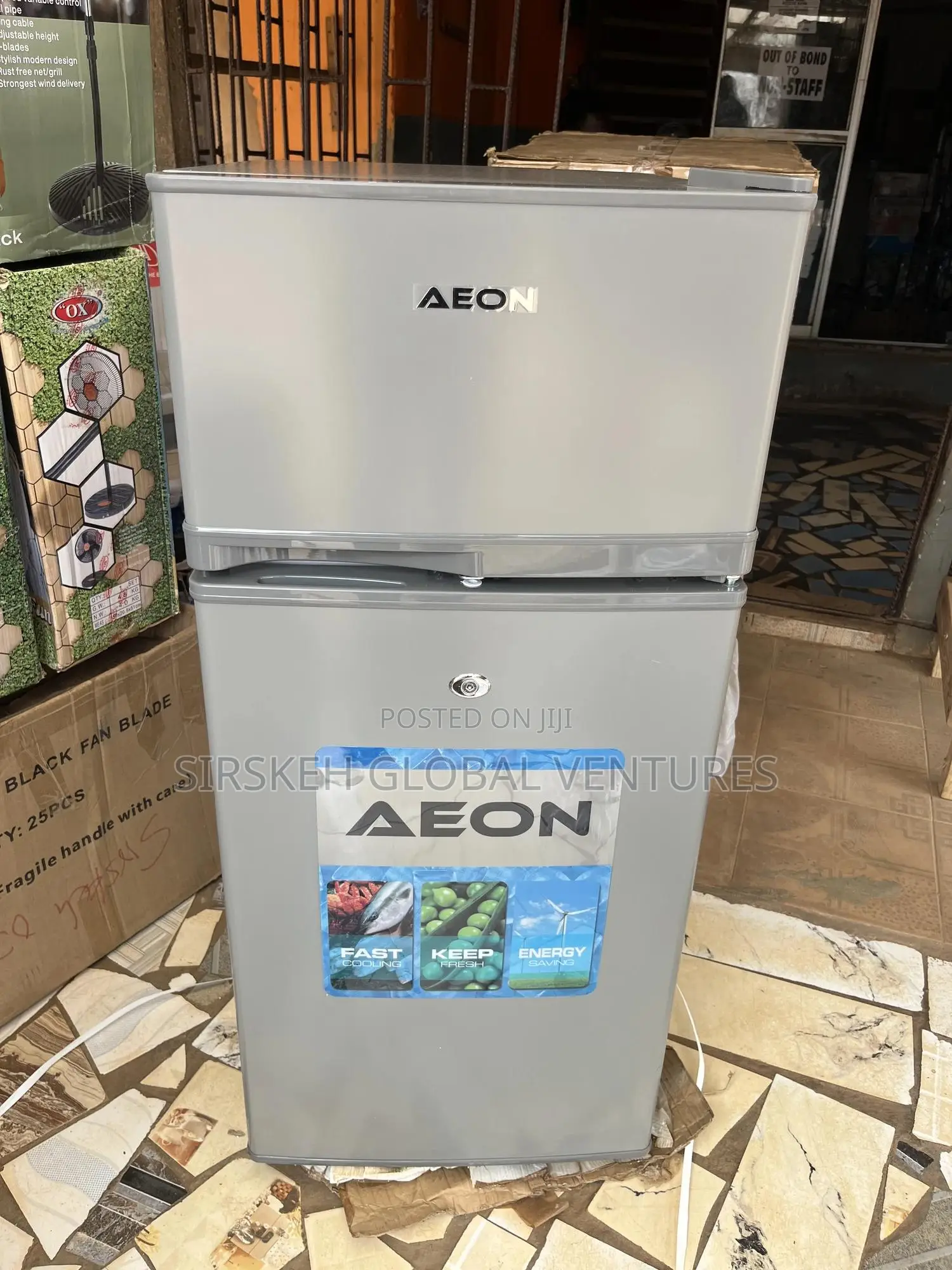 100l Aeon Double Door Refrigerator