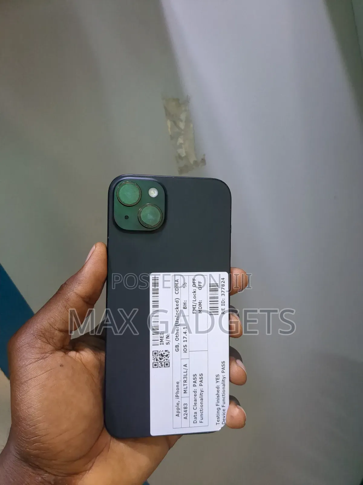 Apple iPhone 15 Plus 128 GB Black