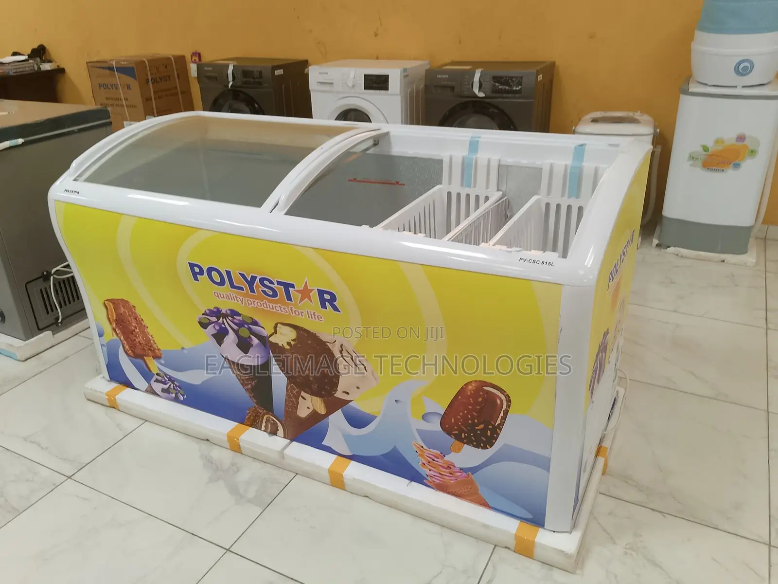 User-Friendly Polystar Showcase Freezer Pv-Csc303csl