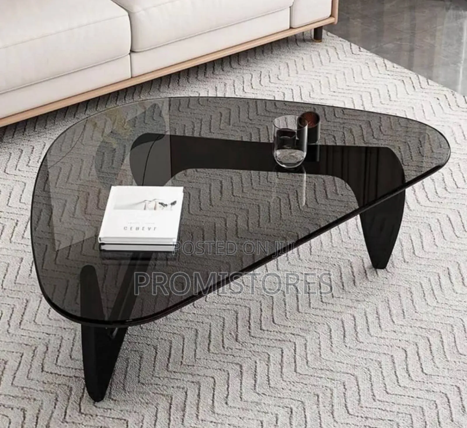 Triangle Glass Centre Table