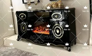 Foreign Fireplace Tv Console