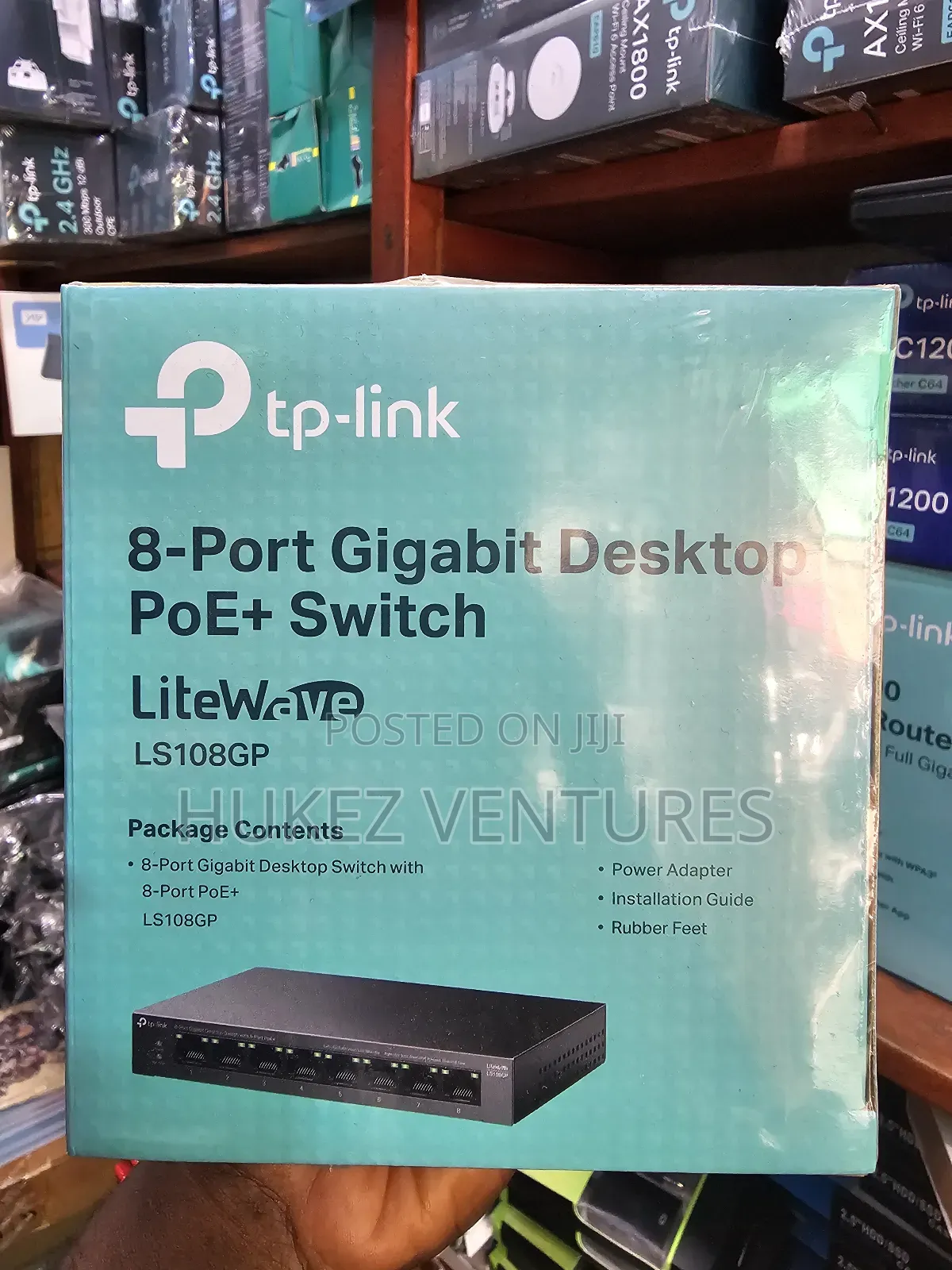 Tp Link 8port Gigabit Desktop Poe+ Switch.