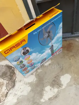 Photo - Enjoy Up to 12hours of Battery Life, Qasa Rechargeable Fan