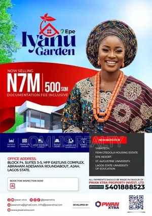 Lands for Sale at Iyanu Gardens Estate, Igbodu Epe