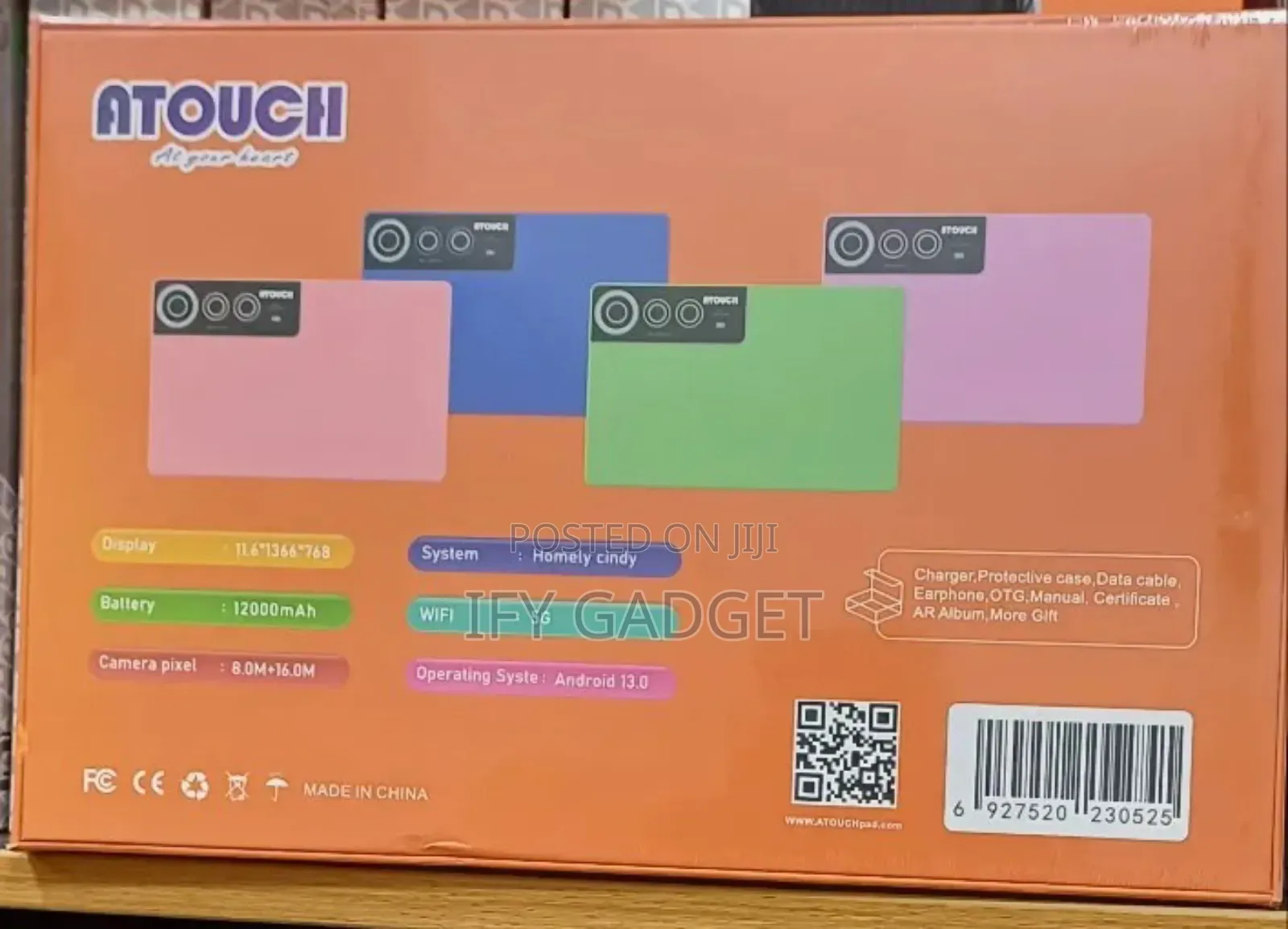 New Atouch KD57 256 GB Pink