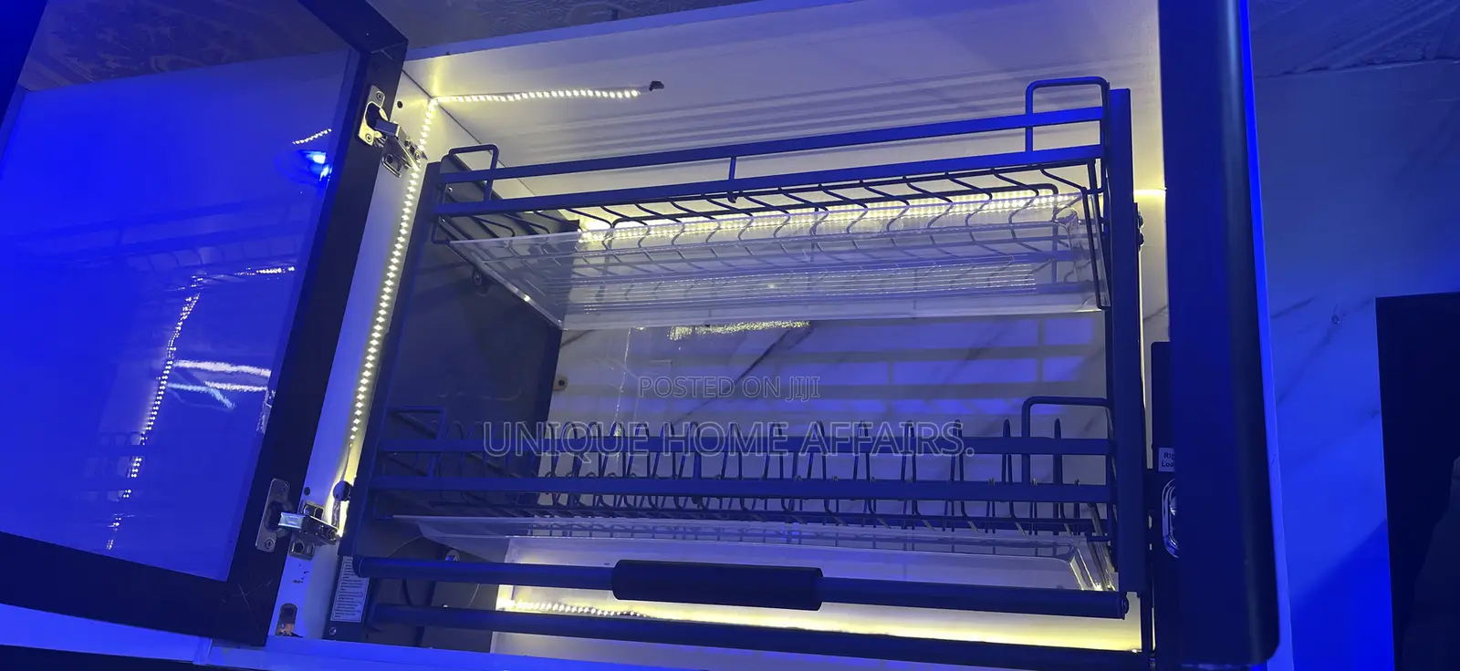 Grey Elevator Plate Rack