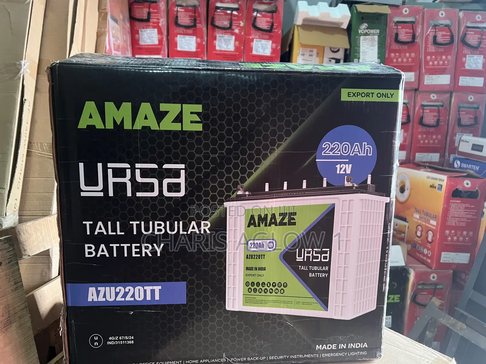 220ah Amaze Tubular Battery