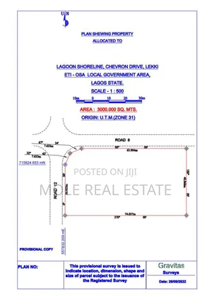 3000sqm Corner Piece Chevron Drive Leki ( Jv) Joint Venture