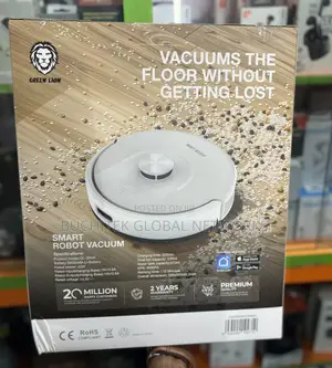 Green Lion Smart Robot Vacuum Cleaner-White.