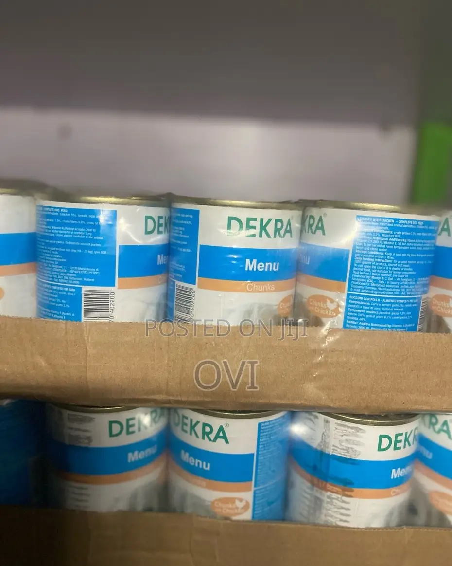 Dekra Dog Food - Pack of 24 - With Menu Chunks