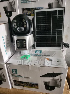 Powered 4g Smart Dual Solar Cctv Simcard Wireless Camera