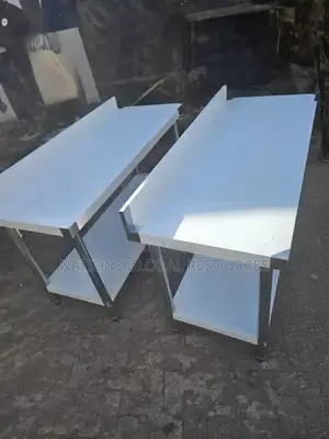 5 Feet Work Table With Back Splash 304 Stainless Steel.