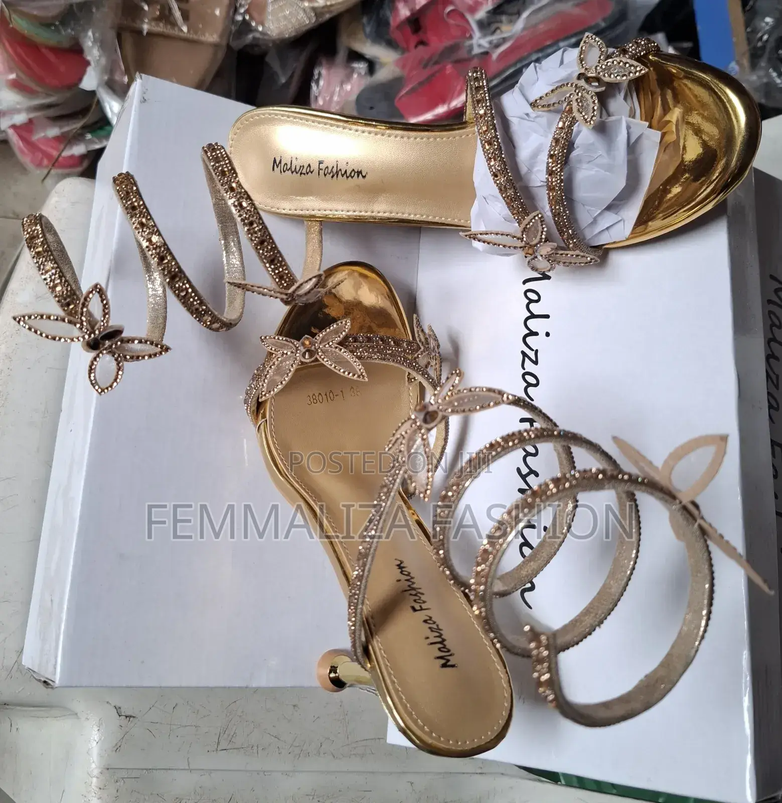 Rhinestone Stilletto Ladies Heels