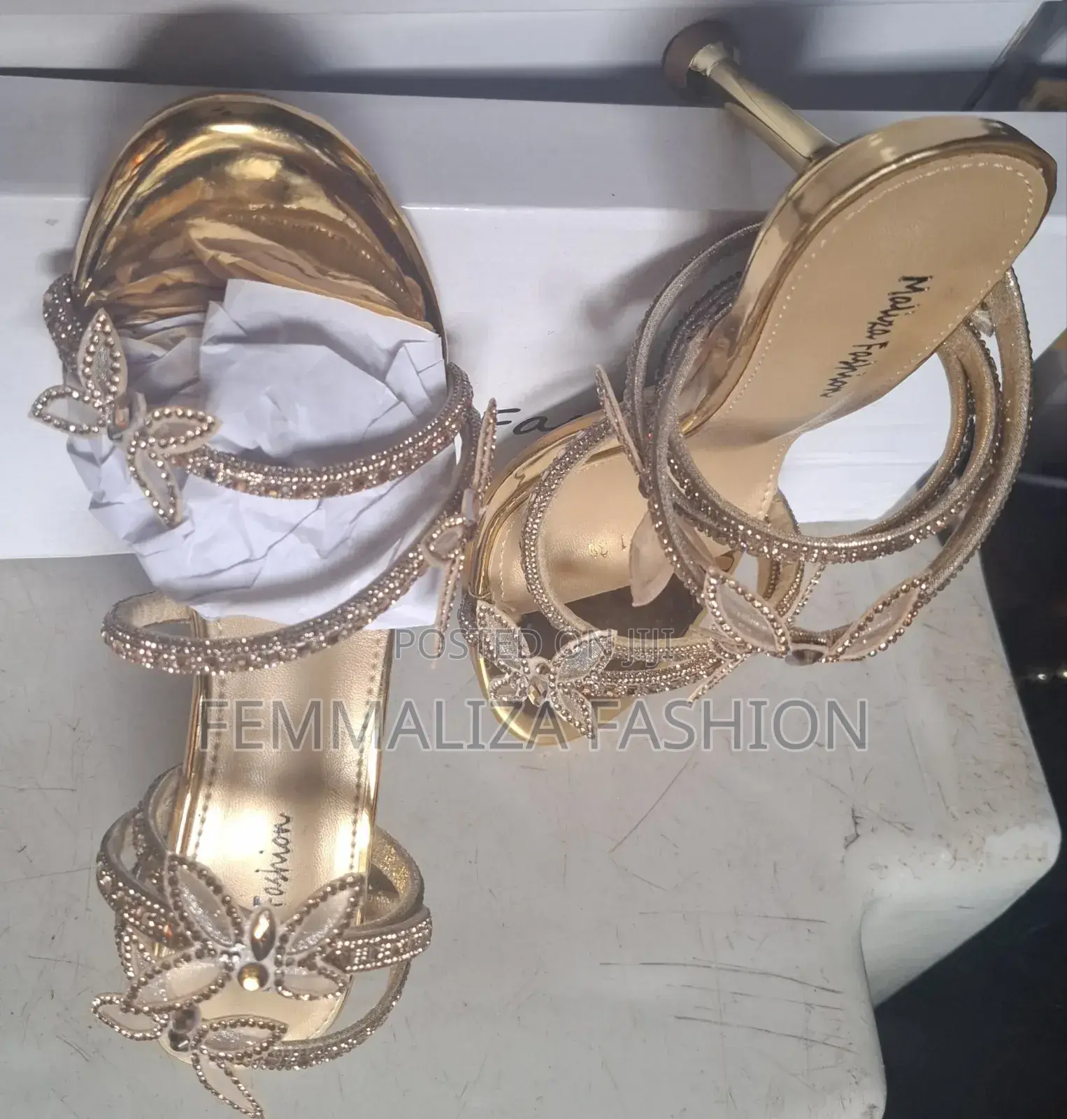 Rhinestone Stilletto Ladies Heels