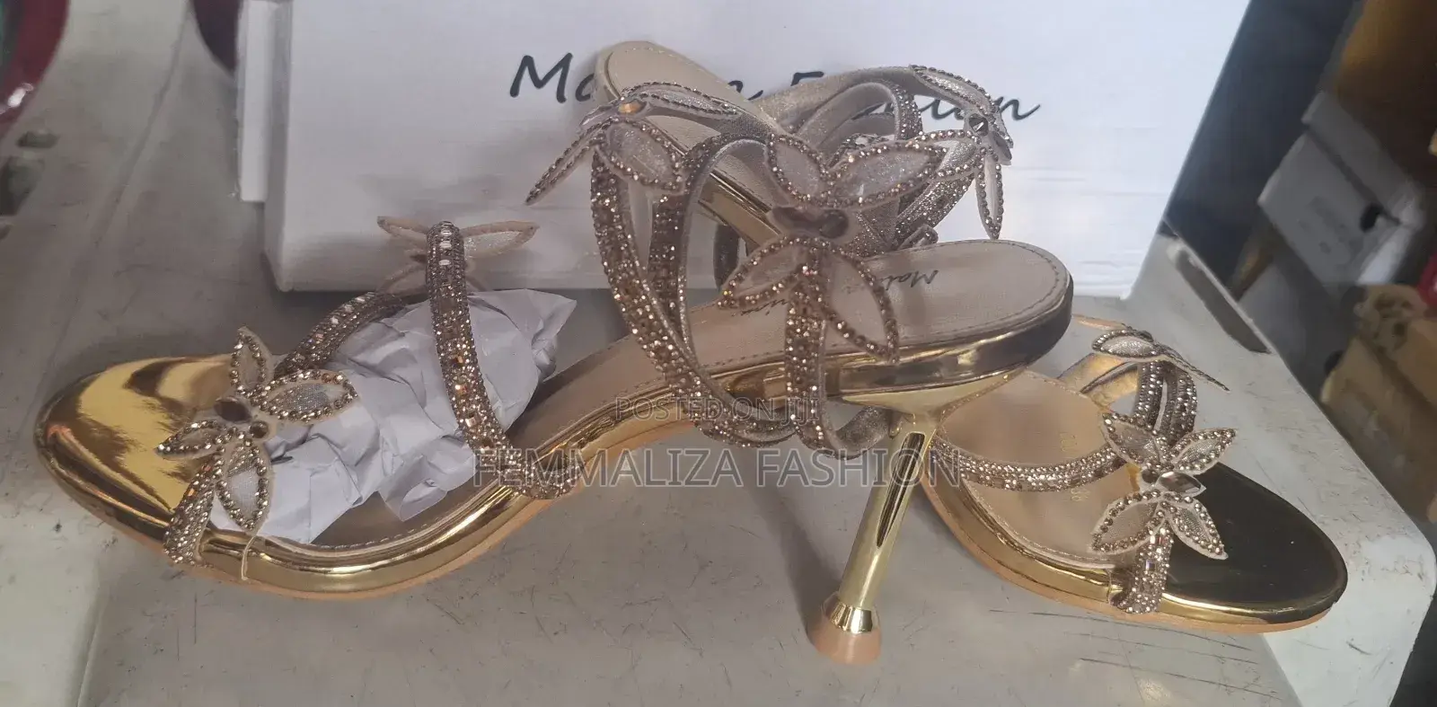 Rhinestone Stilletto Ladies Heels