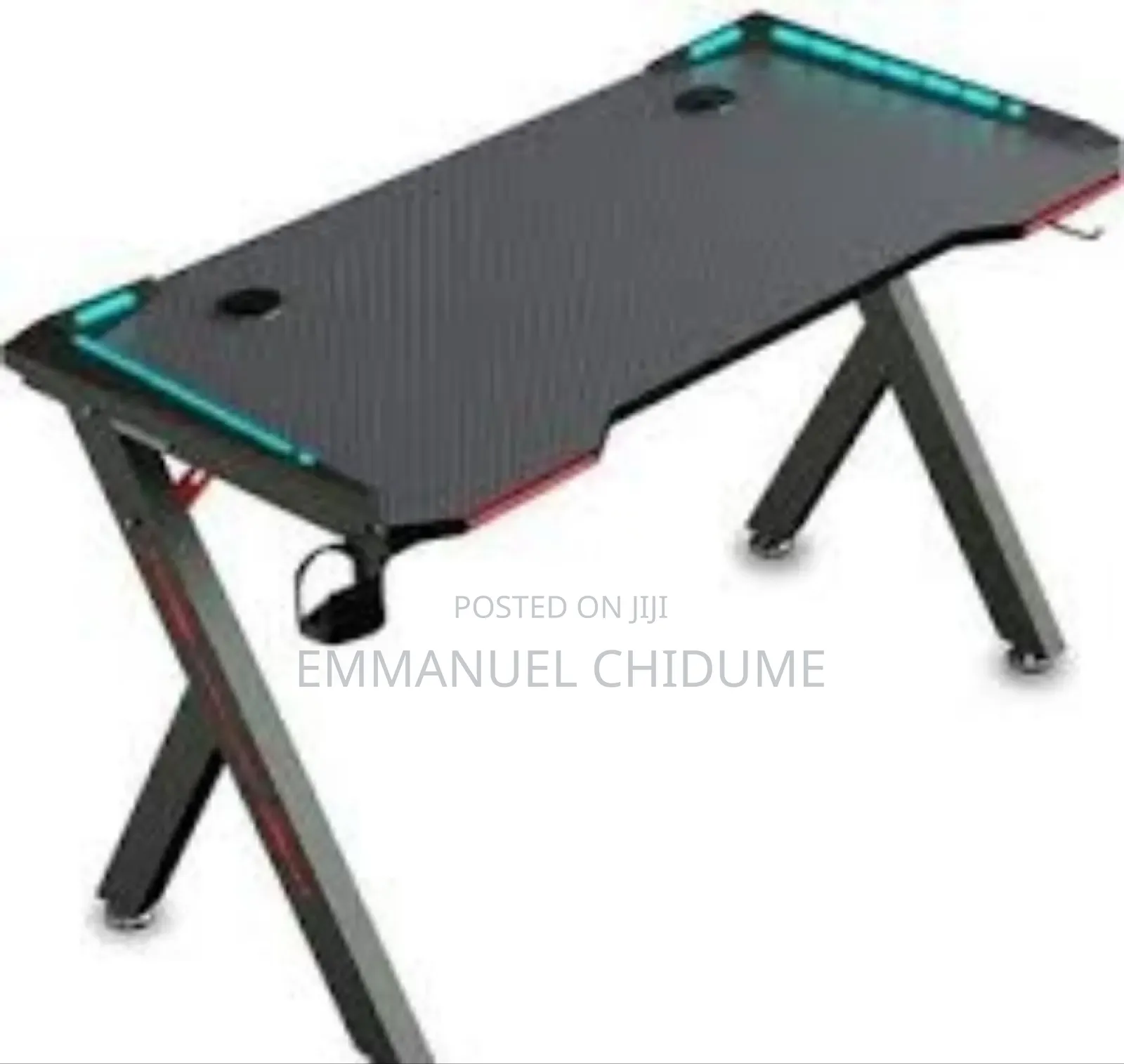 Non Adjustable Gaming Chair With RGB Lights