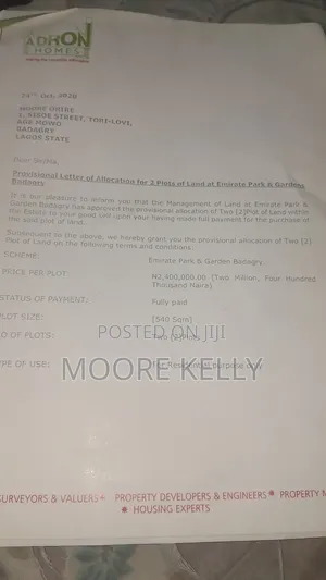 2plot of Land for Sell
