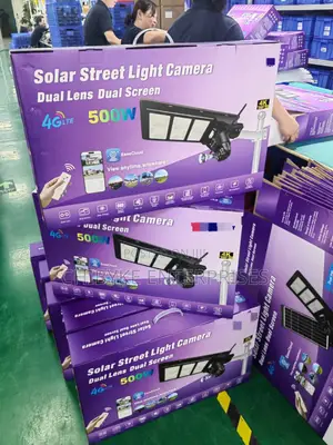 Eseecloud 500w Daul Lens Solar Street Light Camera