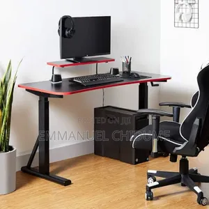 Gaming Chair for Adults With Electric Adjustable Table