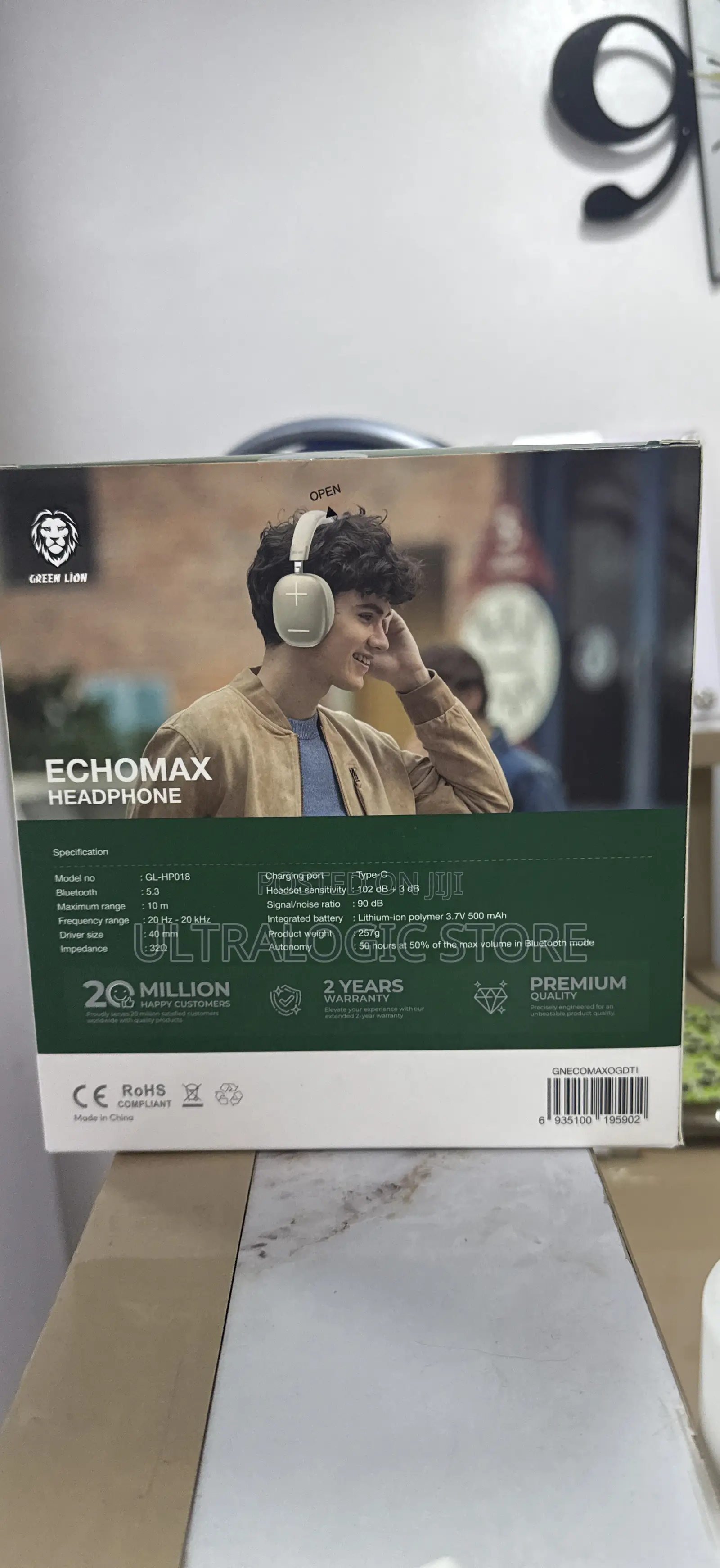 New Green Lion Echo Max Headphone